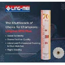 Ling Mei 70 Plus Feather Shuttlecock 