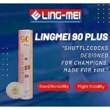 Ling Mei 90 Plus Feather Shuttlecock 