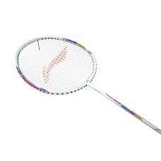 Li-Ning Badminton Racket PVS 902 White Pink Blue
